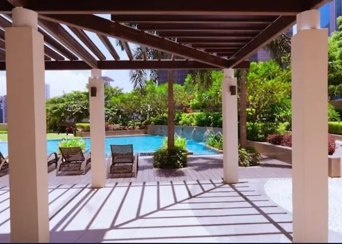 Apartment Uptown Parksuites Bgc Stylish 2br Fast Wifi Washer Balcony Manila